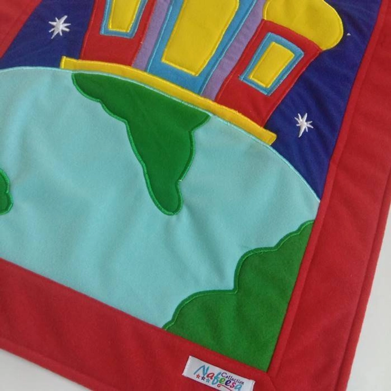 Product image Nafeesa Sajadah Anak ( Planet - 2 ) 50 x 85 cm BIRU