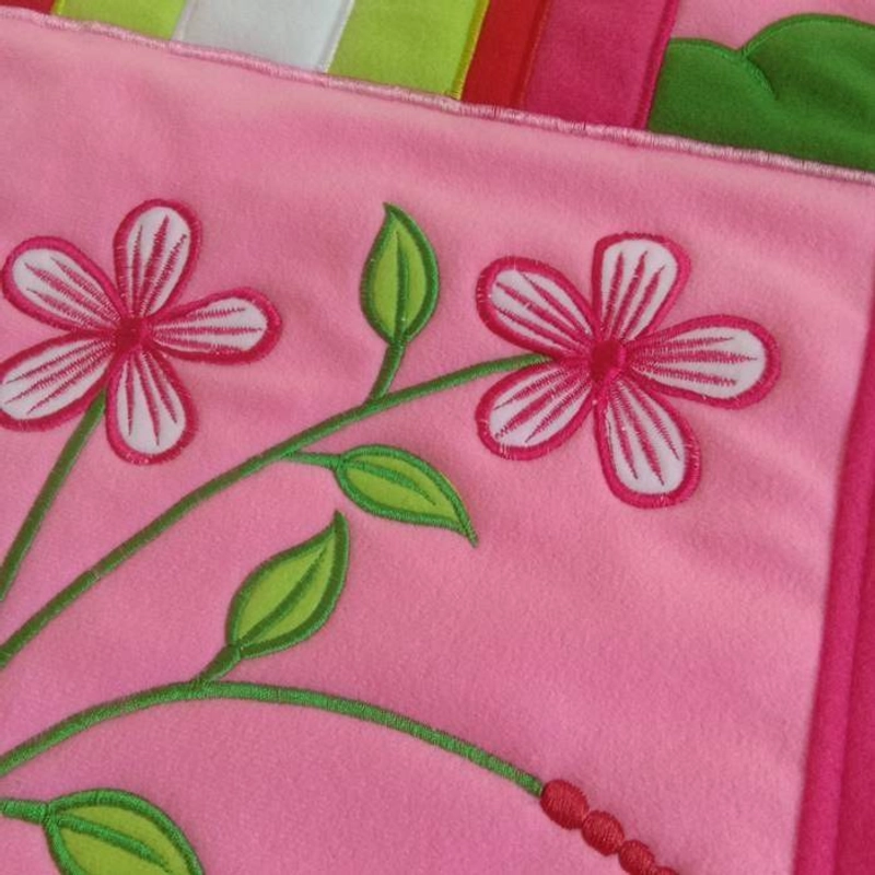 Product image Nafeesa Sajadah Anak ( Flower-1 ) 50 x 85 cm PINK