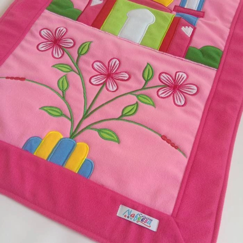 Product image Nafeesa Sajadah Anak ( Flower-1 ) 50 x 85 cm PINK