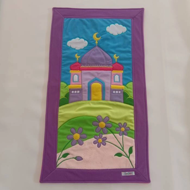 Product image Nafeesa Sajadah Anak Flower - 5 50 x 85 cm Ungu