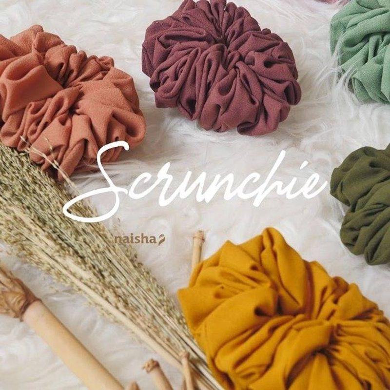Product image Naisha Hijrah - Ikat Rambut Scrunchie All size RANDOM