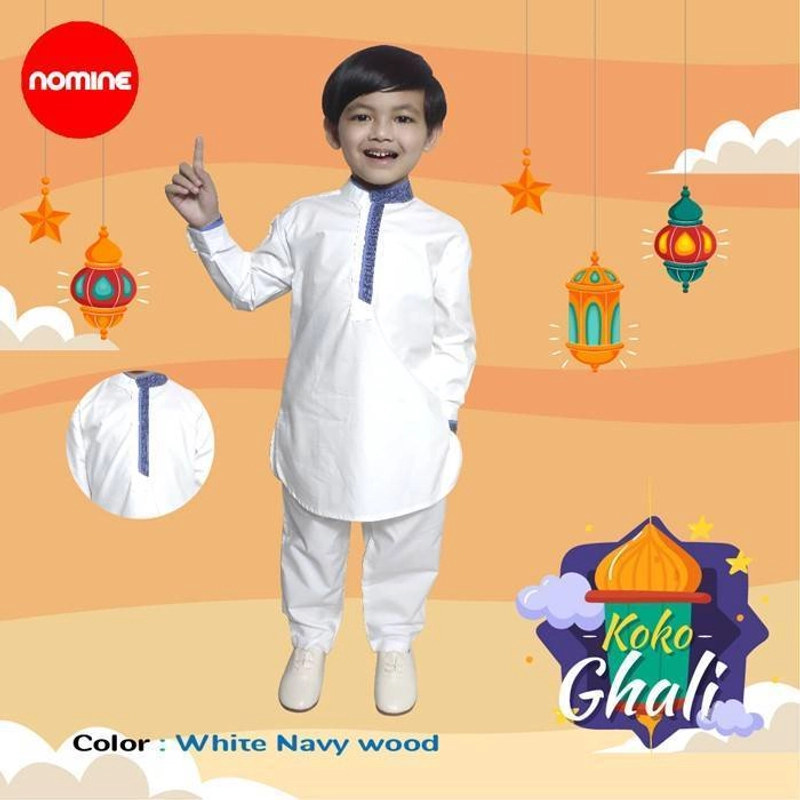 Product image Nomine - Koko - Ghalih Set - Set Celana - White S White