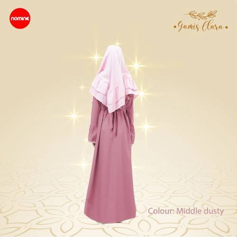 Product image Nomine - Gamis - Clara - Set Khimar S Middle Dusty