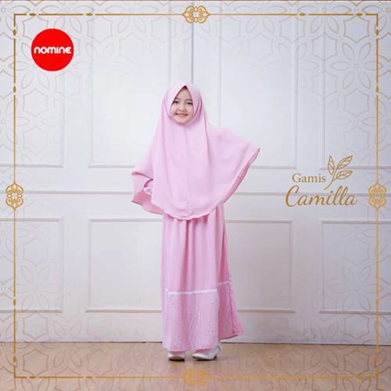 Product image Nomine - Gamis - Camilla - Set Khimar XS Pink