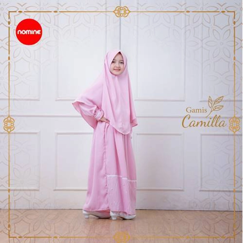 Product image Nomine - Gamis - Camilla - Set Khimar XS Pink