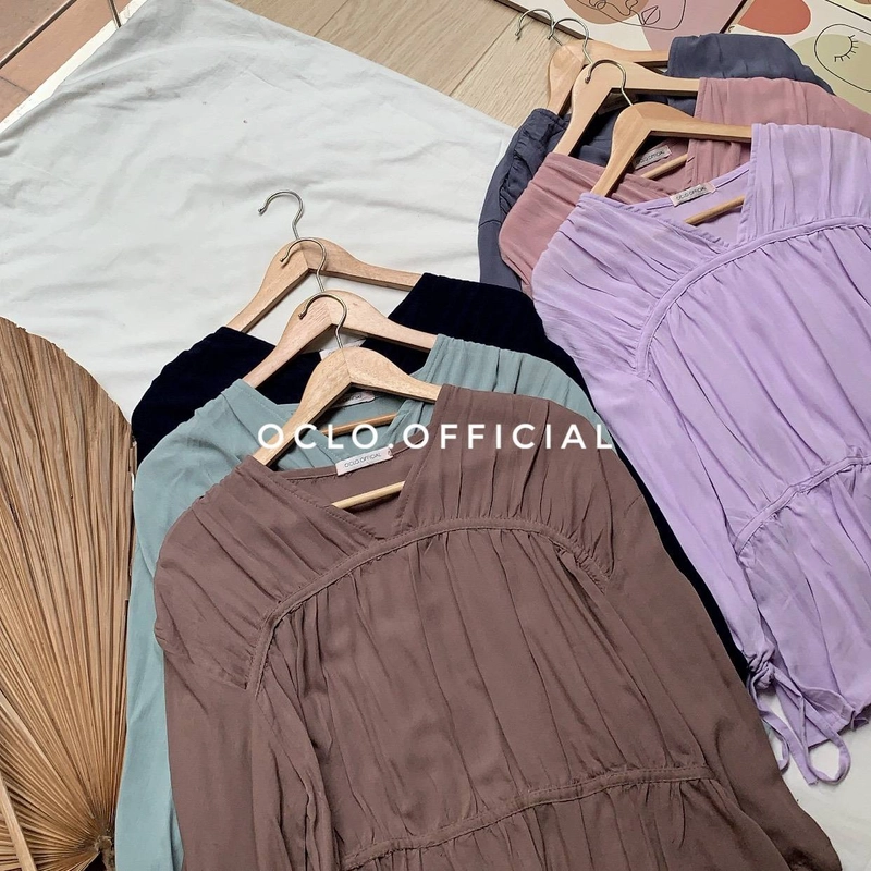 Product image Oclo Official - Fazara Blouse All Size Gray Denim