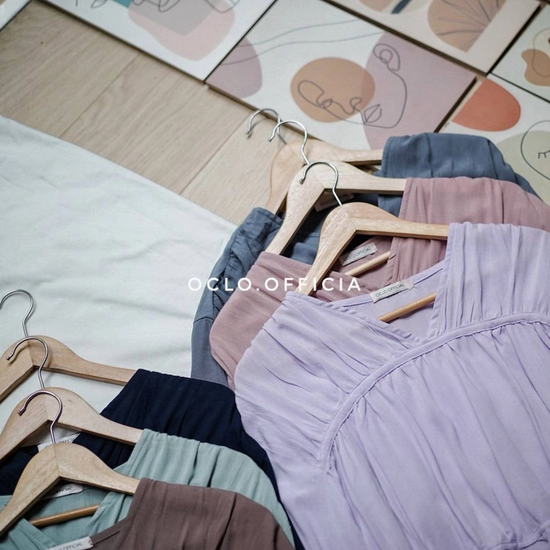 Product image Oclo Official - Fazara Blouse All Size Gray Denim