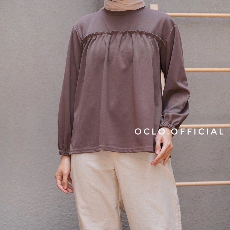 Product image Oclo Official - Cenlya Blouse All Size Dark Mocca