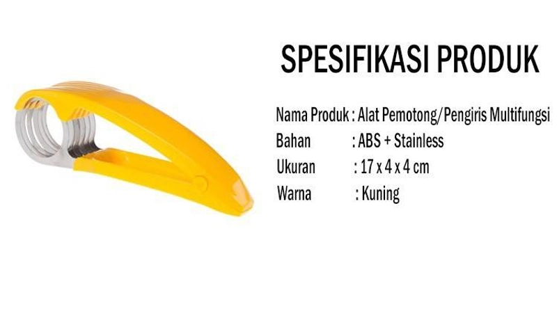 Product image [PO] Orderpedia Kitchen - Alat Pemotong Pisang Serbaguna 350gr Random