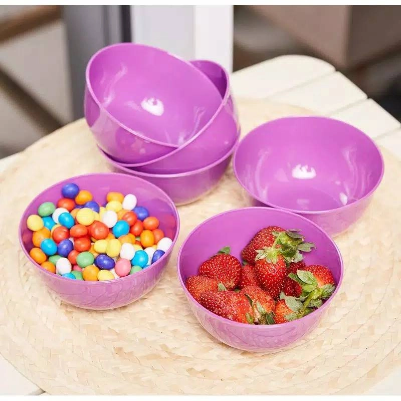 Product image [PO] Orderpedia Kitchen - Set Mangkok Plastik 6PCS Cantik 500gr Random