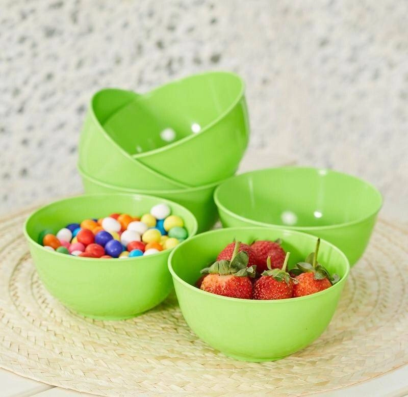 Product image [PO] Orderpedia Kitchen - Set Mangkok Plastik 6PCS Cantik 500gr Random