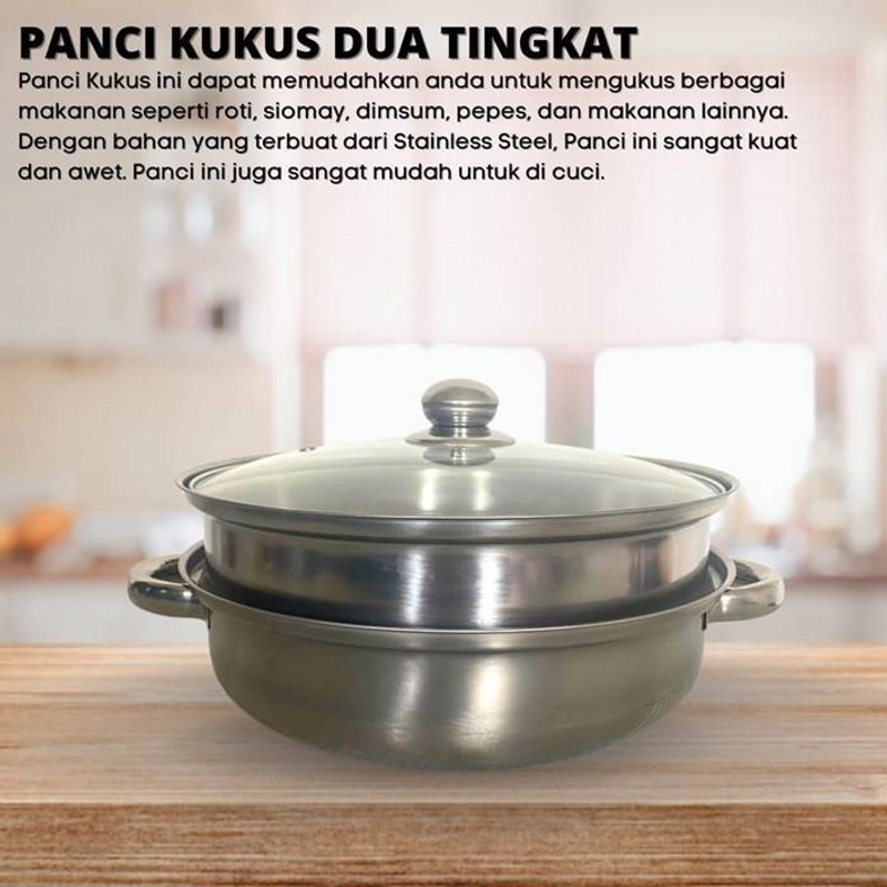 Product image [PO] Orderpedia.id - Panci Kukus Dua Tingkat