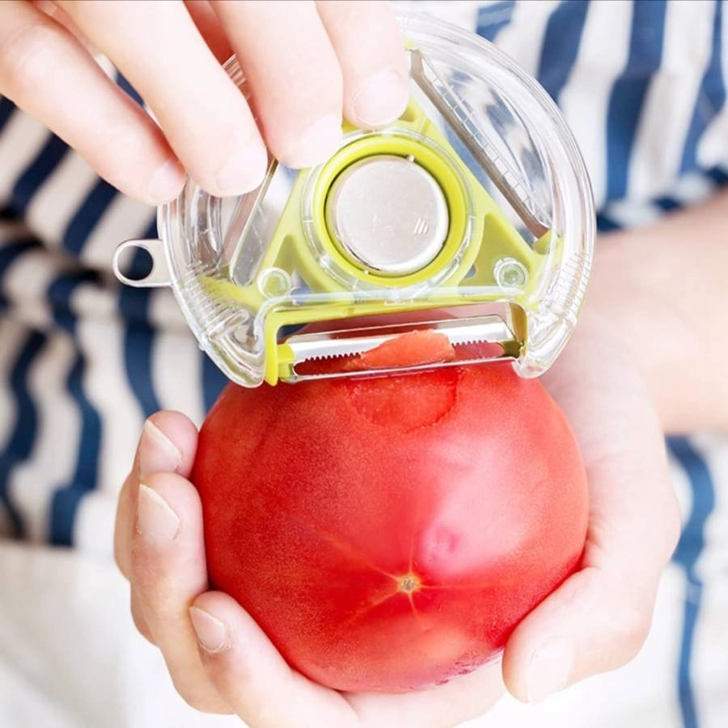 Product image [PO] Orderpedia Kitchen - Alat Pengupas Buah dan Sayur 3 Sisi Mata Pisau Serbaguna 10x8x2cm Random