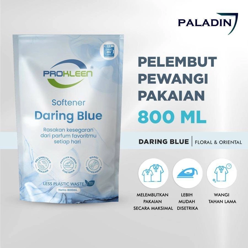 Product image Paladin Bandung - Softener Pewangi Pelembut Pakaian PROKLEEN 800ML 800ML Daring Blue