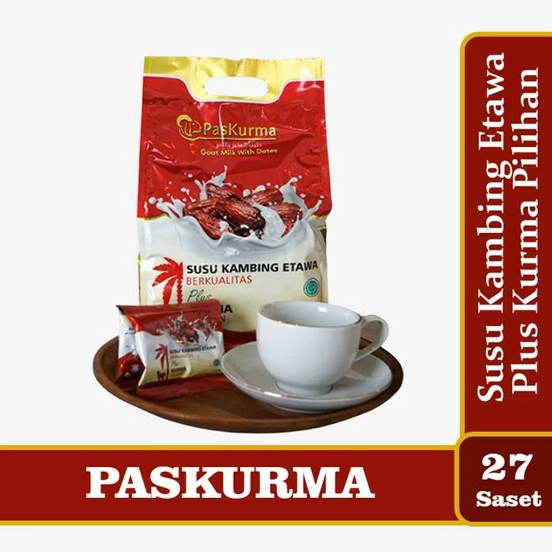 Product image Paskurma - Susu Kurma 27 Sachet Beli 5 Gratis Mini Gold 27 Sachet Susu Kurma