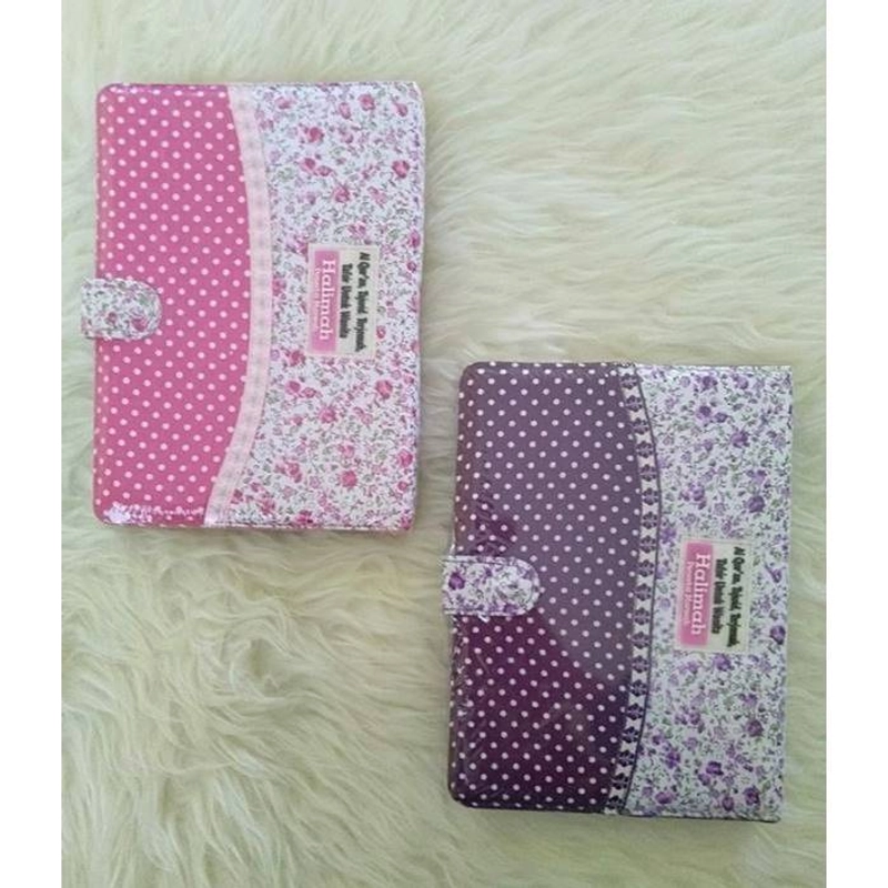 Product image Penerbit Jabal Al-Qur'an Halimah Pelangi,Tajwid, Terjemah, Tafsir untuk Wanita Cover kulit A5  (agenda/kancing) PINK
