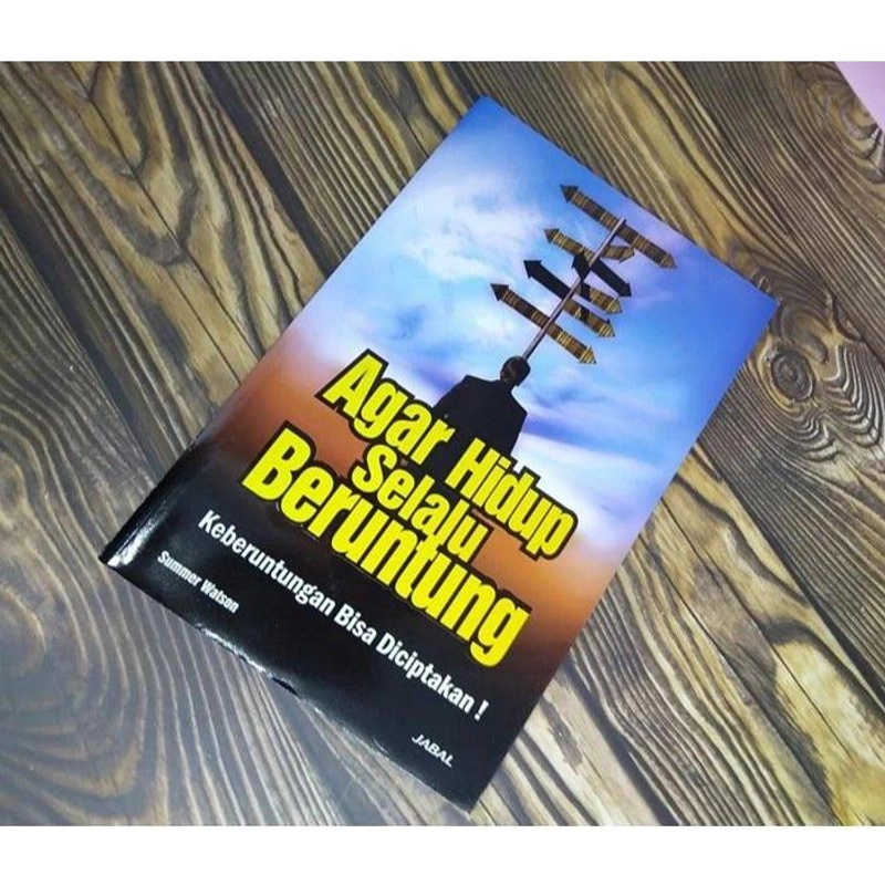 Product image Penerbit Jabal Agar Hidup Selalu Beruntung  15,5 x 24 PUTIH