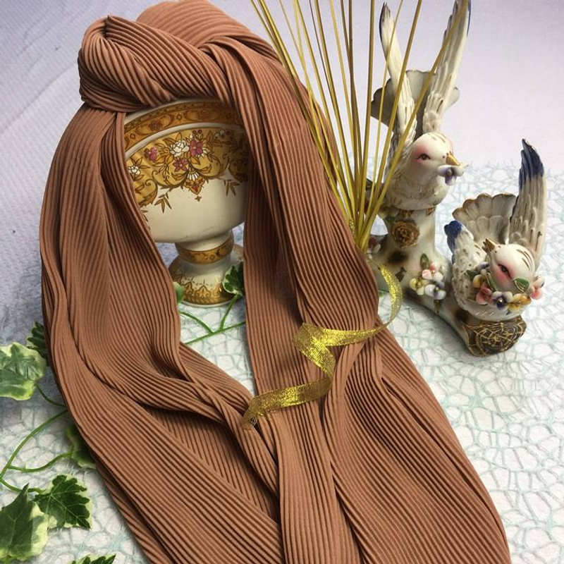 Product image Almadany - PASHMINA PLISKET CERUTY ARMANY 75 X 180 Cm  7 Pcs/Kg Capucino