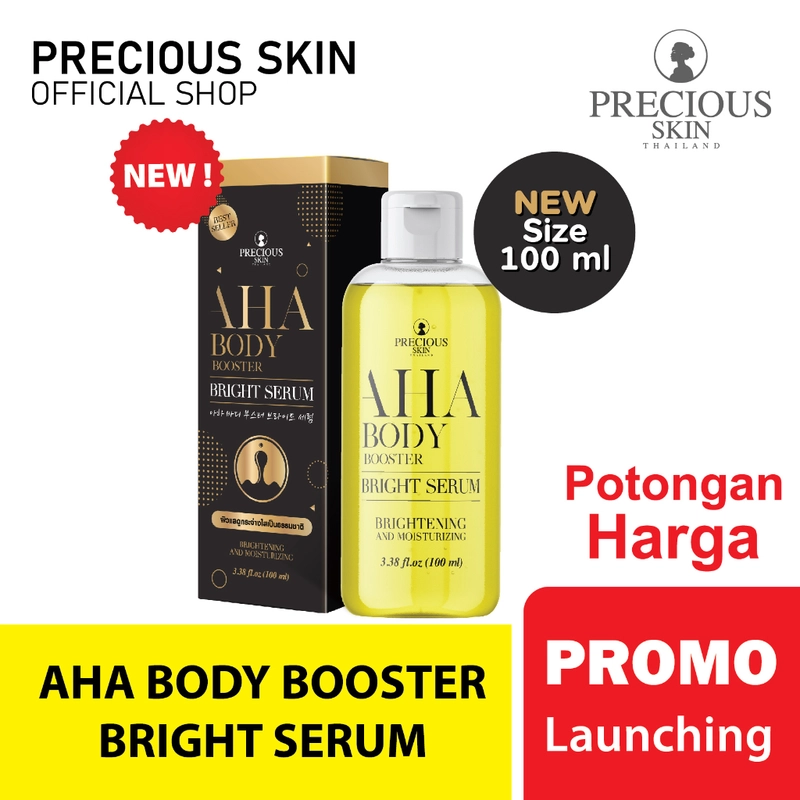 Product image PRECIOUS SKIN - AHA Brightening & Whitening Booster Body Serum Jumbo Size (AHASR100) 100ml Body Booster