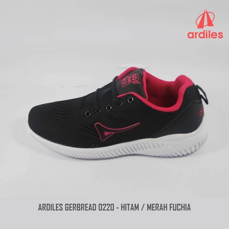 Product image EME Sepatu Sneakers Wanita Ardiles Gerbread Hitam - Merah 33