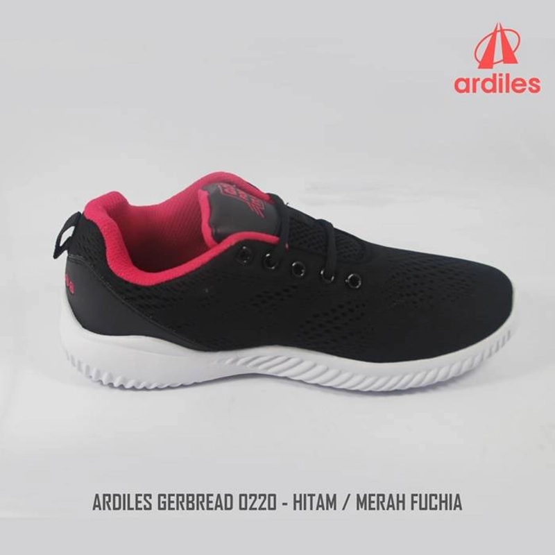 Product image EME Sepatu Sneakers Wanita Ardiles Gerbread Hitam - Merah 33