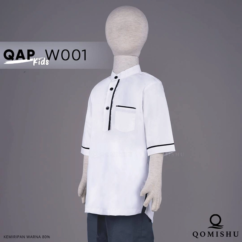 Product image QOMISHU - Koko Kurta Anak QAP Kids 4 WHITE