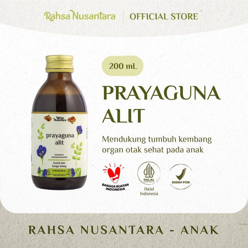 Product image Rahsa Nusantara - Prayaguna Alit 200mL Asam, Manis, Aftertaste Sepat/grassy