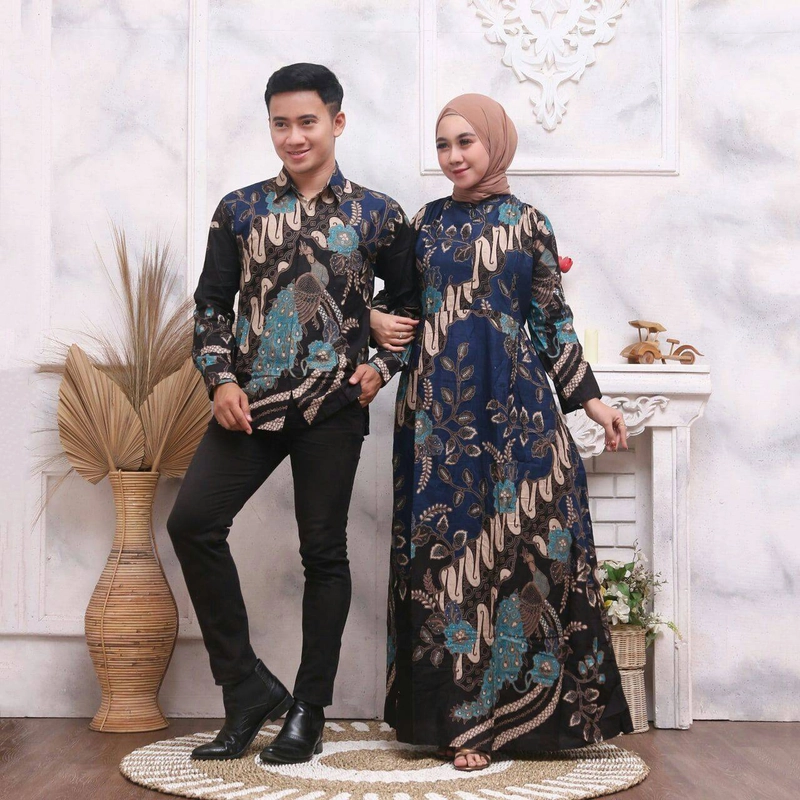 Product image Couple Seragam Batik Sarimbit Keluarga - Boleh Beli Pisah - A3 Hem Anak Cowok No 8 Motif A1