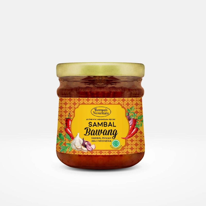 Product image Rempah Nusantara - Sambal Bawang Jar 120 Gr rasa pedas gurih