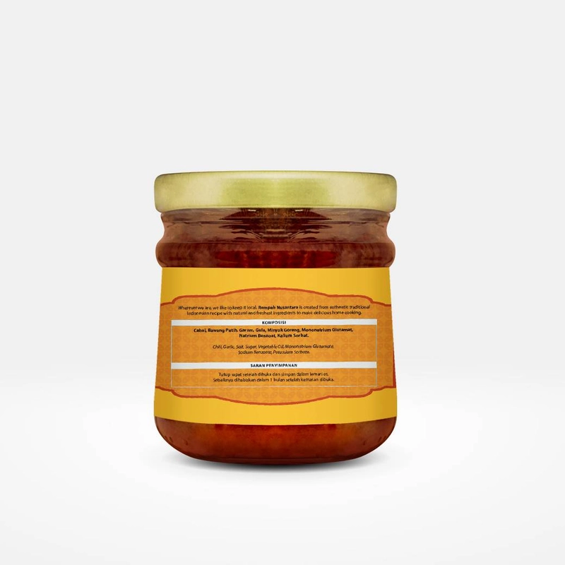 Product image Rempah Nusantara - Sambal Bawang Jar 120 Gr rasa pedas gurih