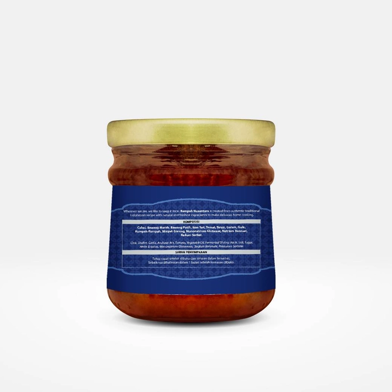 Product image Rempah Nusantara - Sambal Ikan Teri Jar 120 Gr  rasa pedas