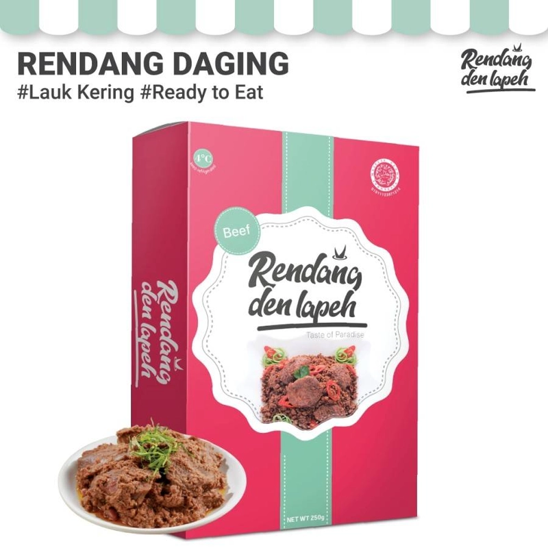 Product image Rendang Den Lapeh - Rendang Daging 250g