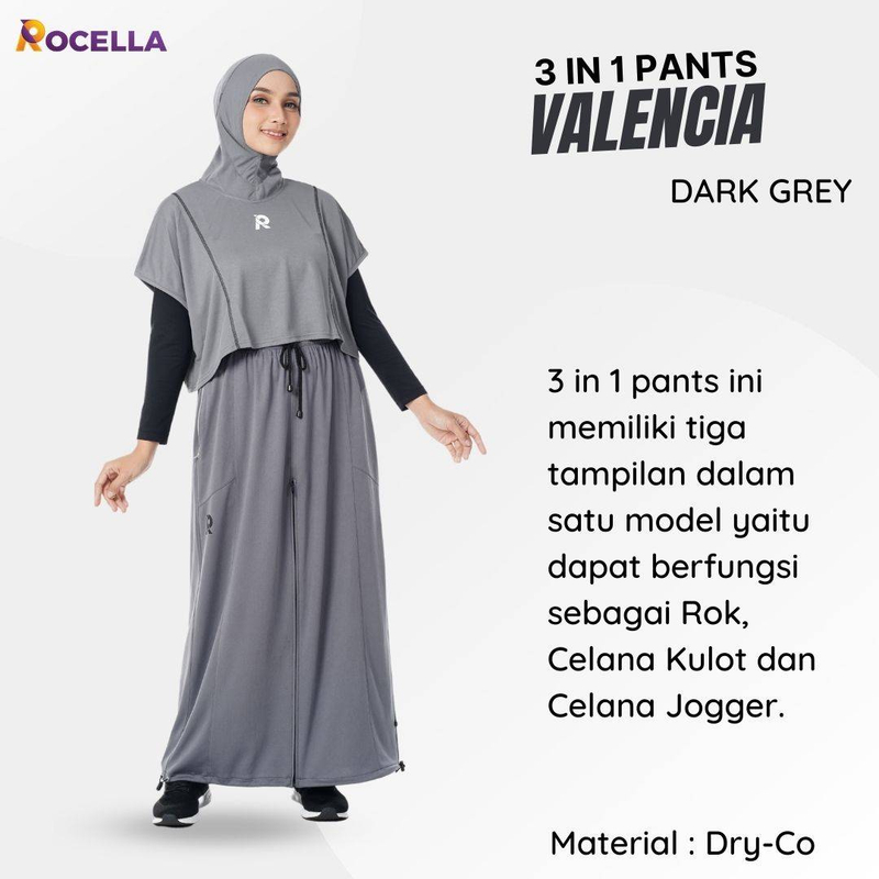 ROCELLA - Rocella 3 In 1 Pants Valencia S M Dark Grey