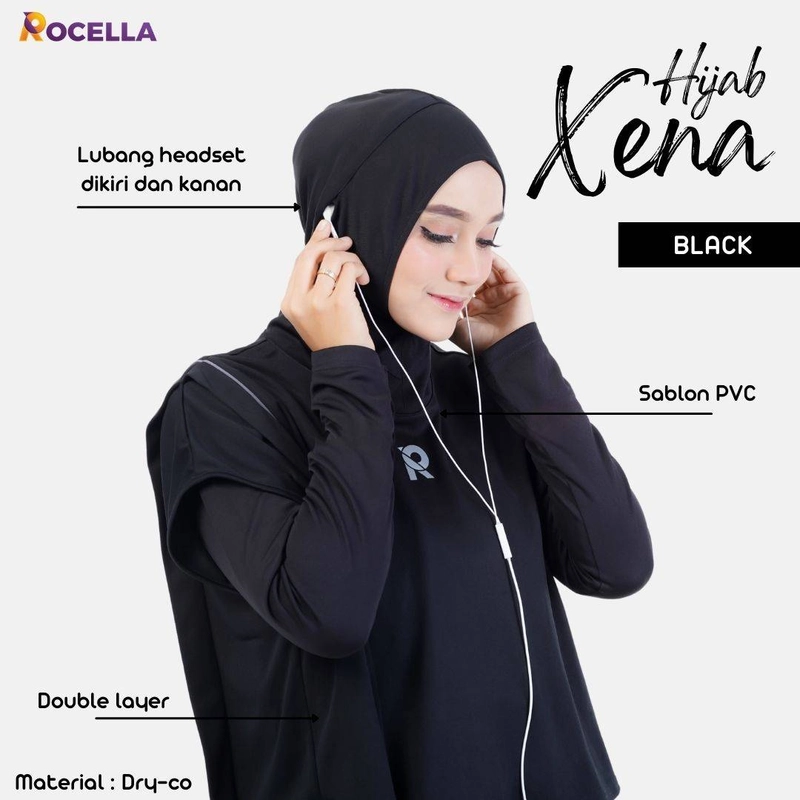 Product image ROCELLA - Rocella Hijab Xena ALL SIZE Black