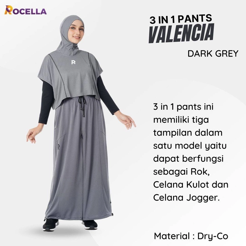 Product image ROCELLA - Rocella 3 In 1 Pants Valencia S M Dark Grey