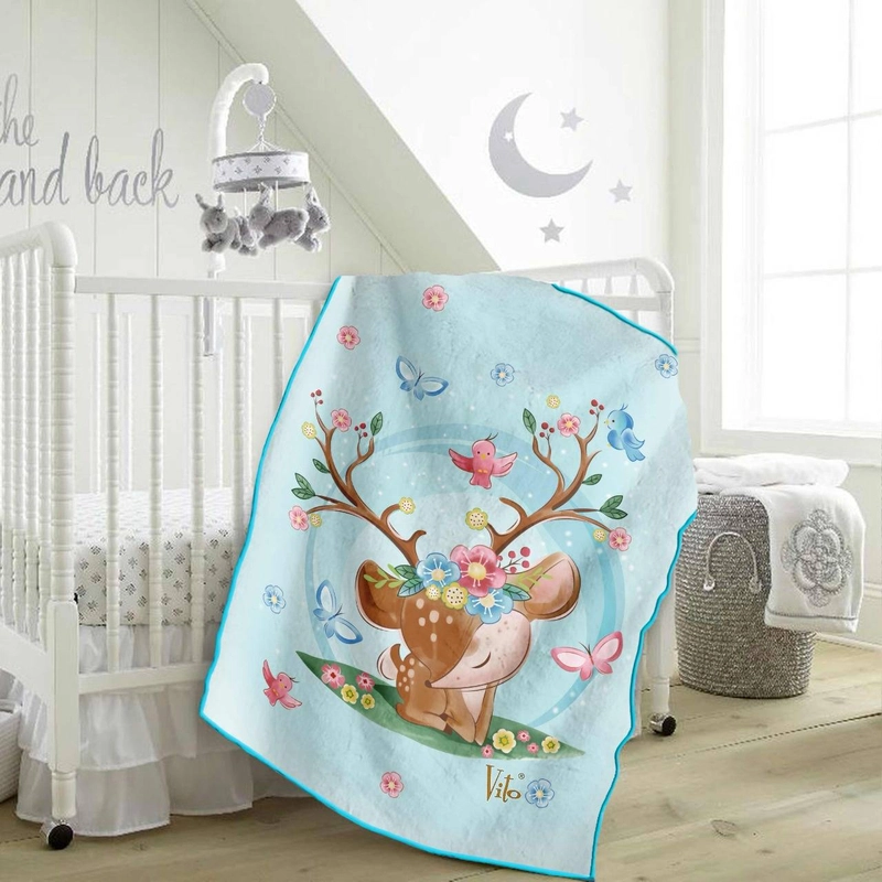 Product image Rosanna - Selimut Vito Kids Sutra Panel 100x140 Bambi