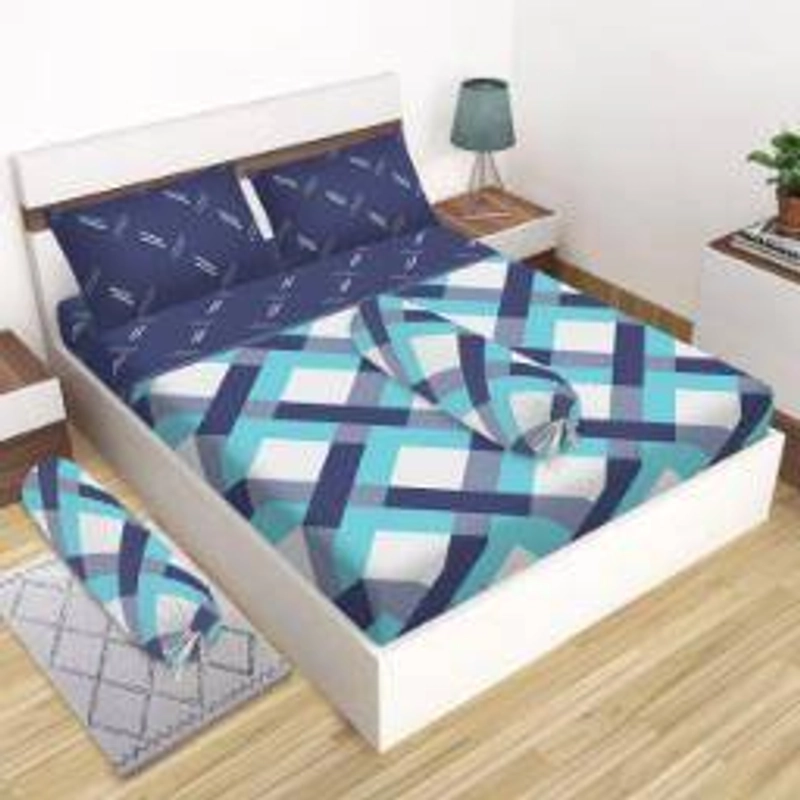 Product image Sprei Akiko Disperse Motif Minimalist Series IV Plat Single 120x200 Noah