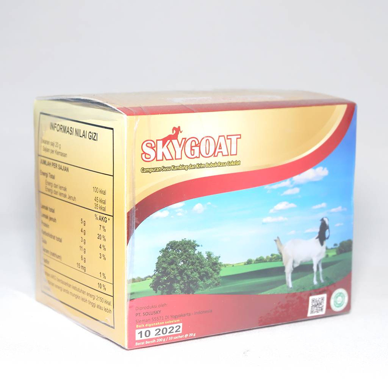 Product image Aliya - Susu Kambing Etawa Skygoat Cokelat 250g Manis