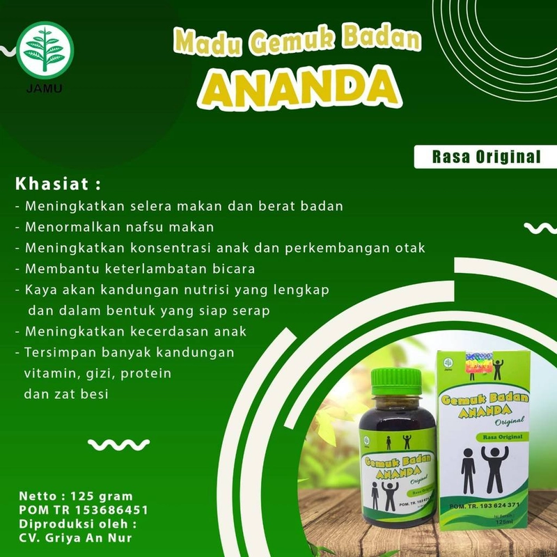 Product image Aliya - Gemuk Badan Ananda 200g Original