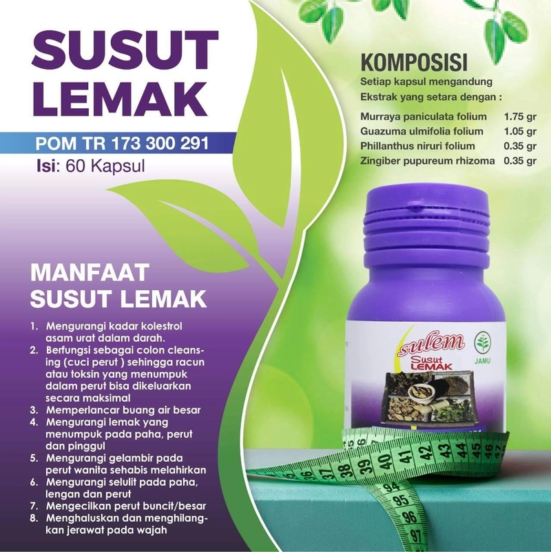 Product image Aliya - Sulem (Susut Lemak) 70g Original