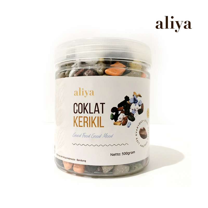 Product image Aliya - Coklat Batu Kerikil Coklat Unik 250g Original