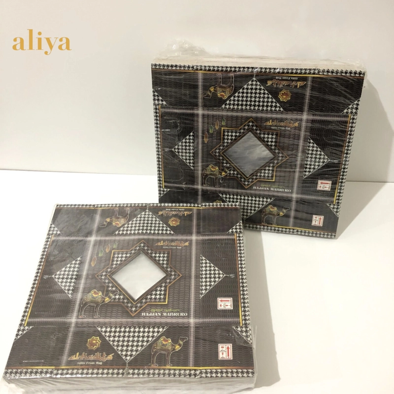 Product image Aliya - Dus Sekat 3 Oleh-Oleh Haji Umrah 50pcs Hitam