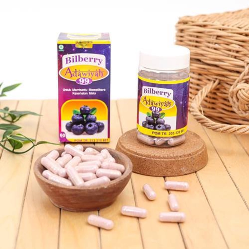 Product image Aliya - Ekstrak Bilberry Adawiyah 99 Menjaga Kesehatan Mata 60 Kapsul Bilberry