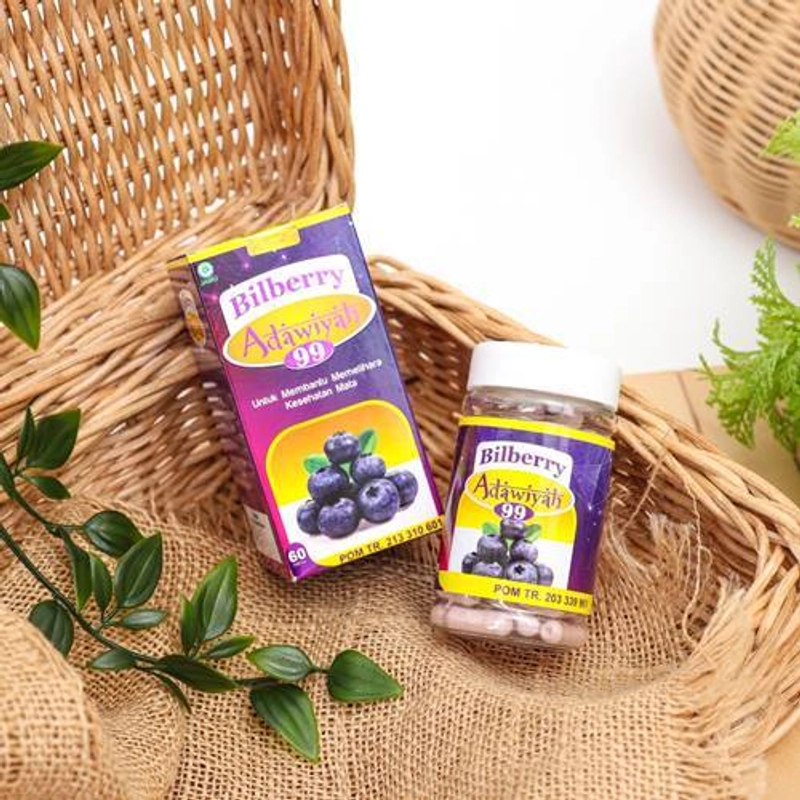 Product image Aliya - Ekstrak Bilberry Adawiyah 99 Menjaga Kesehatan Mata 60 Kapsul Bilberry