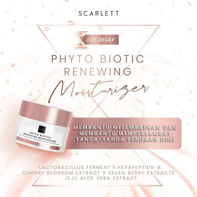 Product image Scarlett Whitening Jakarta - Phyto Biotics Renewing Moisturizer 20 g Age Delay