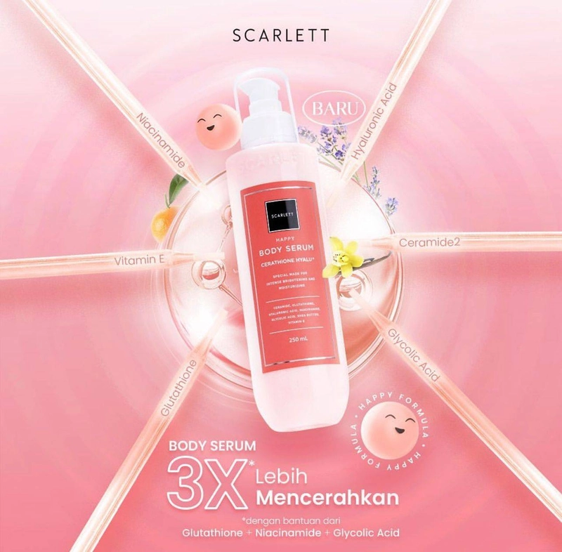 Product image Scarlett Whitening - Body Serum 250ml Happy