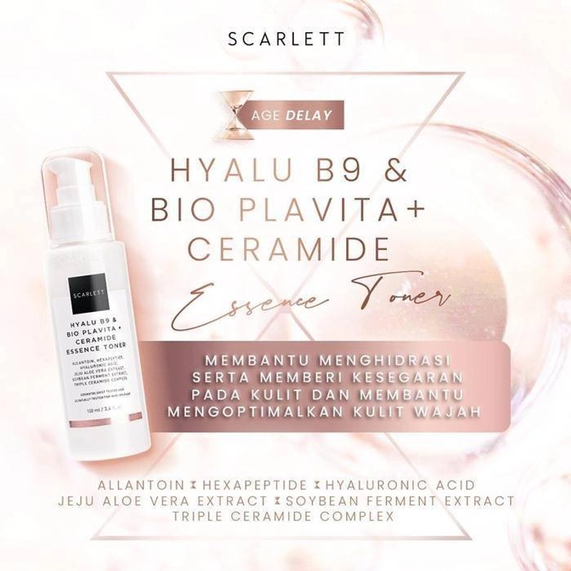 Product image Scarlett Whitening - Hyalu B9 + Bio Plavita & Ceramide Essence Toner 100ml