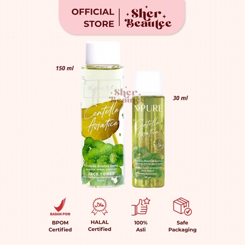 Product image Sherbeautee - Npure Face Toner Centella Asiatica 30ml Toner