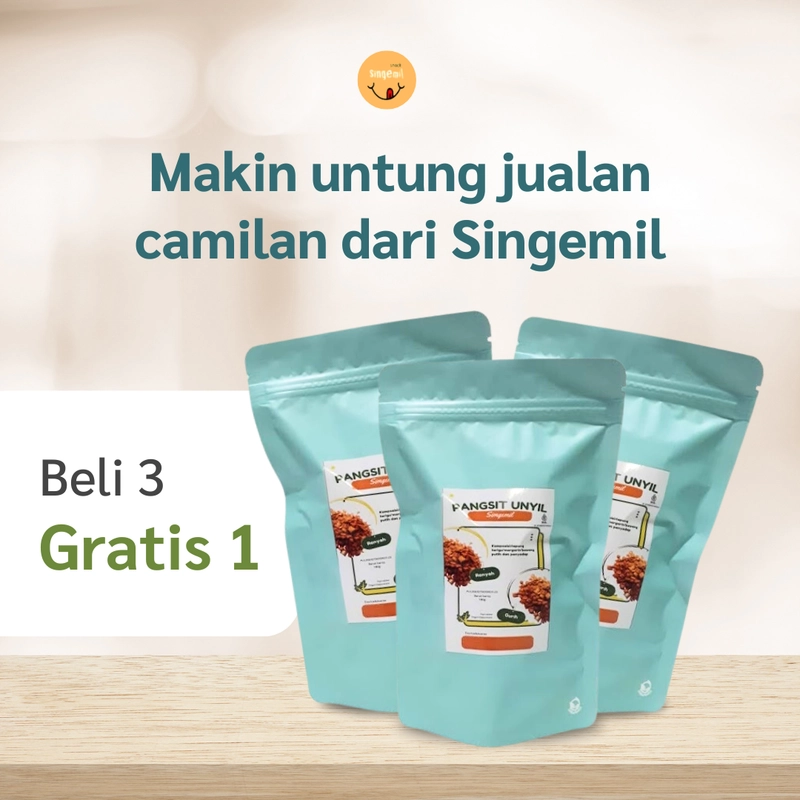 Product image singemil - Pangsit Unyil (Beli 3 Gratis 1) 200gr Mix