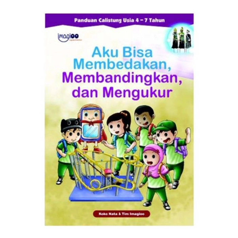 Product image Sygma Kaya Imaji - Buku Anak Calistung Aku Bisa Membedakan Membandingkan & Mengukur Soft Cover 18 x 25cm Ungu